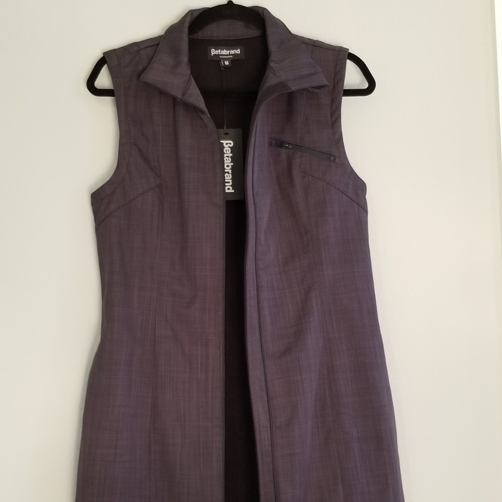 New Grey BetaBrand Vest Dress
